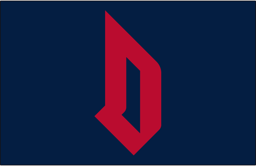 Duquesne Dukes 2019-Pres Primary Dark Logo diy DTF decal sticker